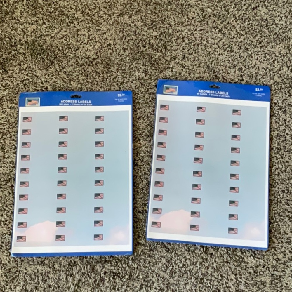 FINAL PRICE $5: New Hallmark issued by USPS Labels and Computer Stationery. - Picture 4 of 4